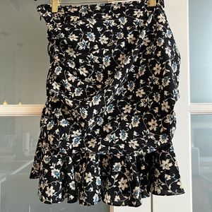 Veronica beard silk skirt